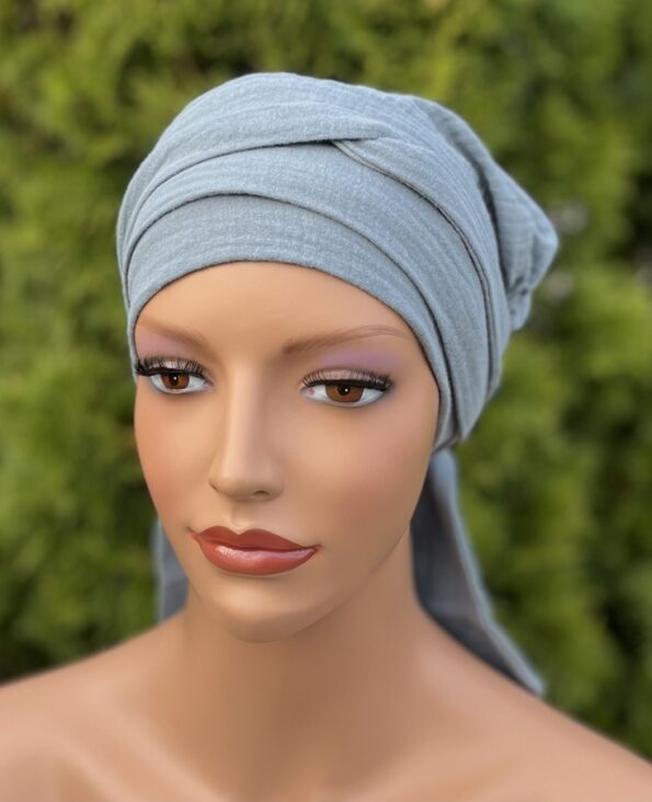 Lara turban na głowę  chusta ochrona przed słońcem także po chemioterapii na lato