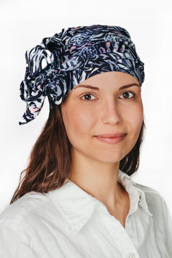 Lara turban na głowę  chusta ochrona przed słońcem także po chemioterapii na lato
