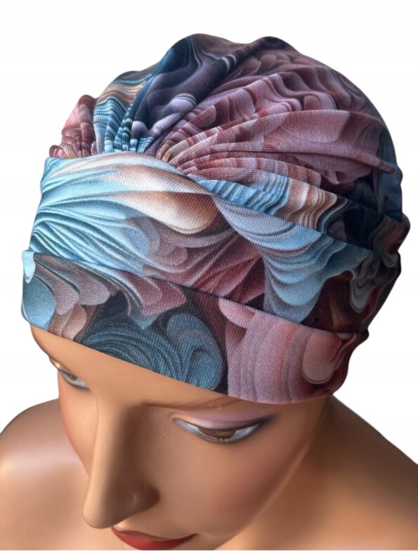 Turban czapka Jasmina marszczona