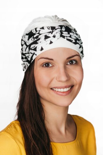 Turban damski wiosenny Lena chusta miękka także po chemioterapii