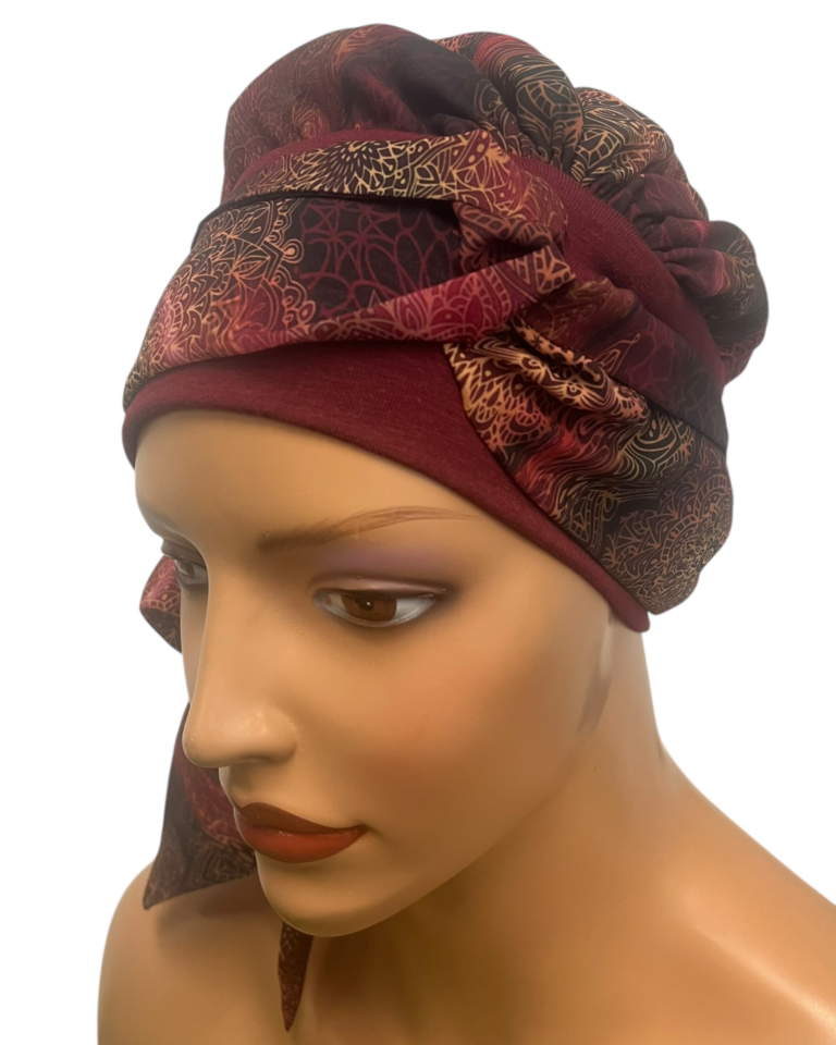 Turban Daria bordo 533