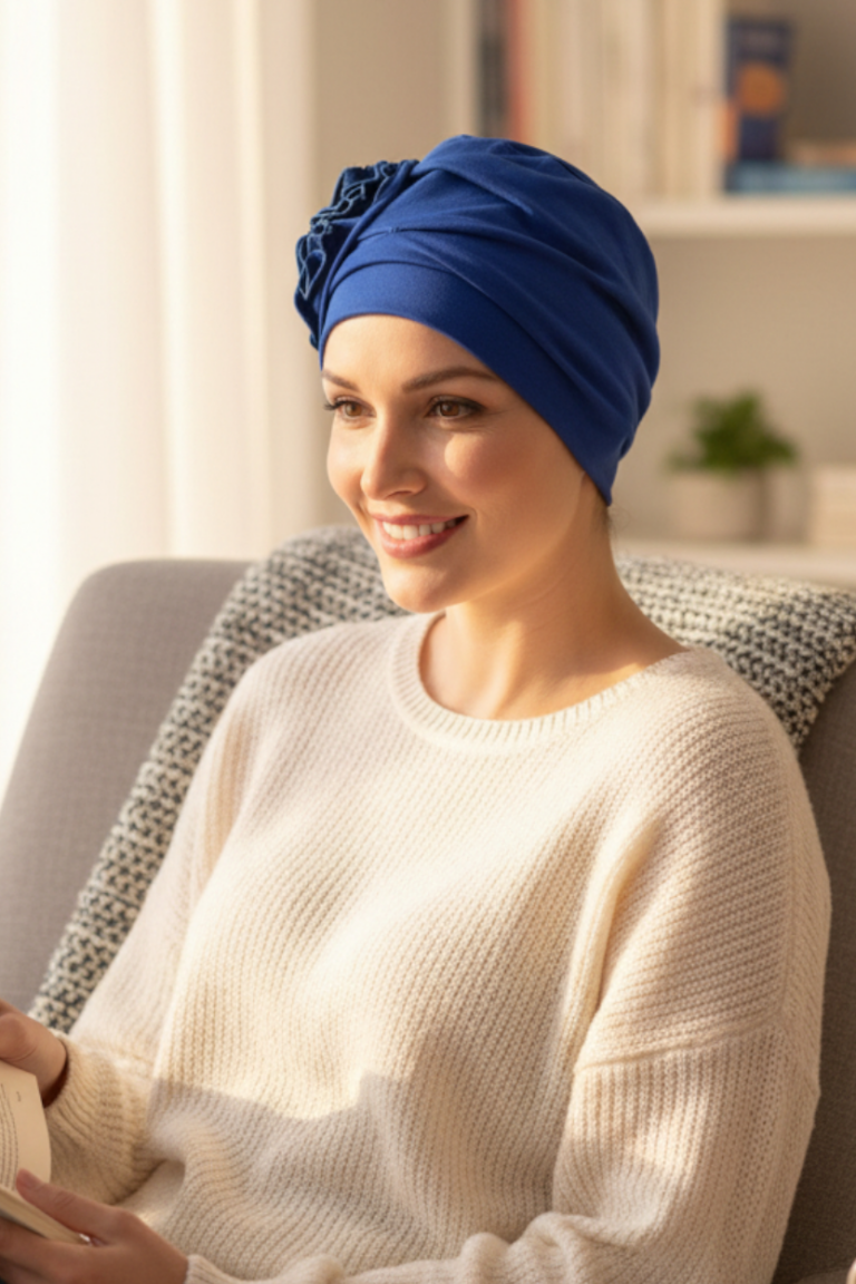 Dalia chabrowa z bawełny