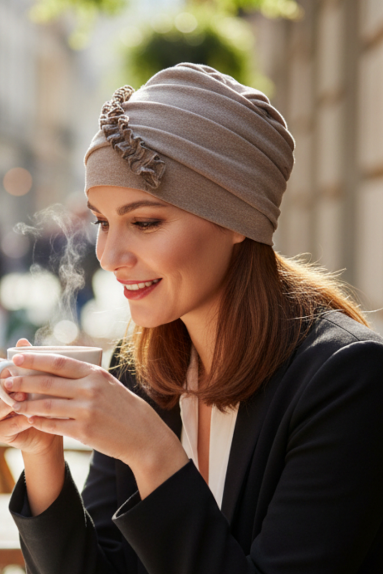 Kalina jasny brąz z wiskozy sweterkowej